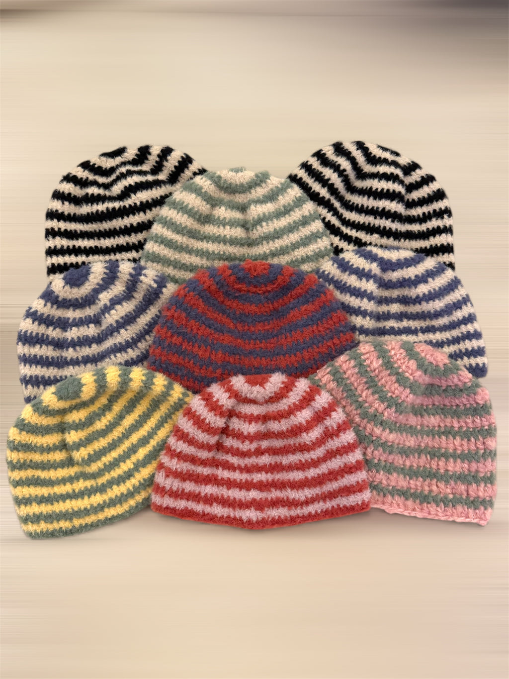 Striped Beanies